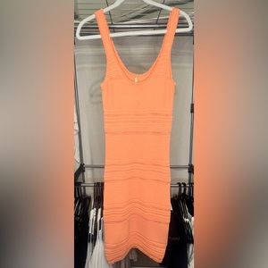 TORN BY ROBBY KOMO Knitted Dress Salmon Color NEVER BEEN WORN Size Medium